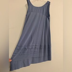 Blue knee length dress